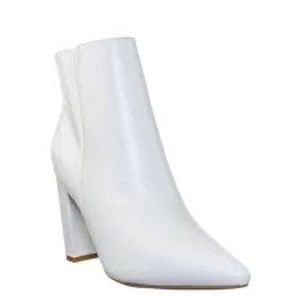 ‘Rouge’ Side Zip Faux Leather Bootie